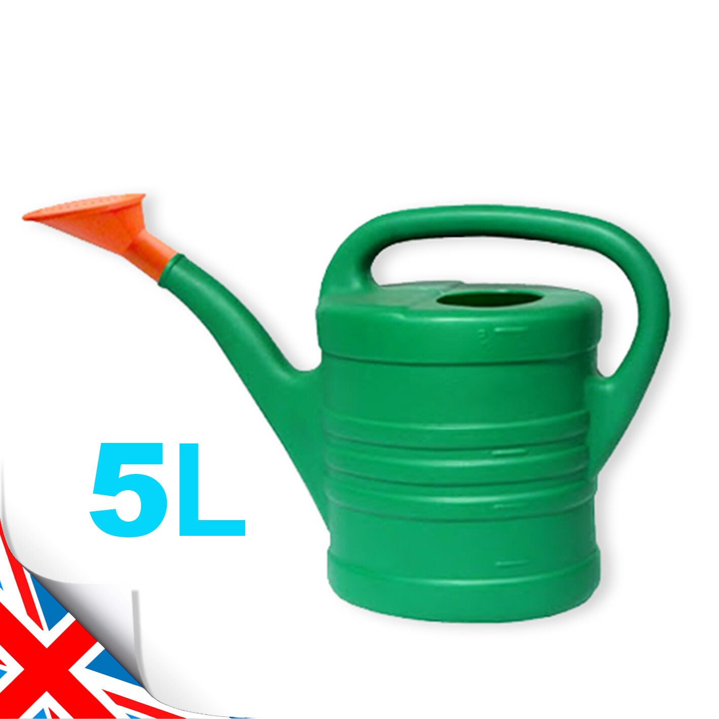 Plastic GARDEN CAN__Lightweight WATERING CAN Plants Indoor Outdoor - 5 Litre