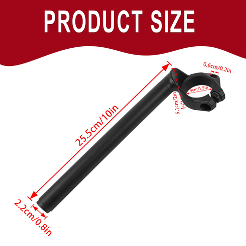 Clip on Ons Fork Tube Handlebar For Kawasaki Ninja 400 2018-2024 Ninja 500 2024+ - Picture 3 of 10