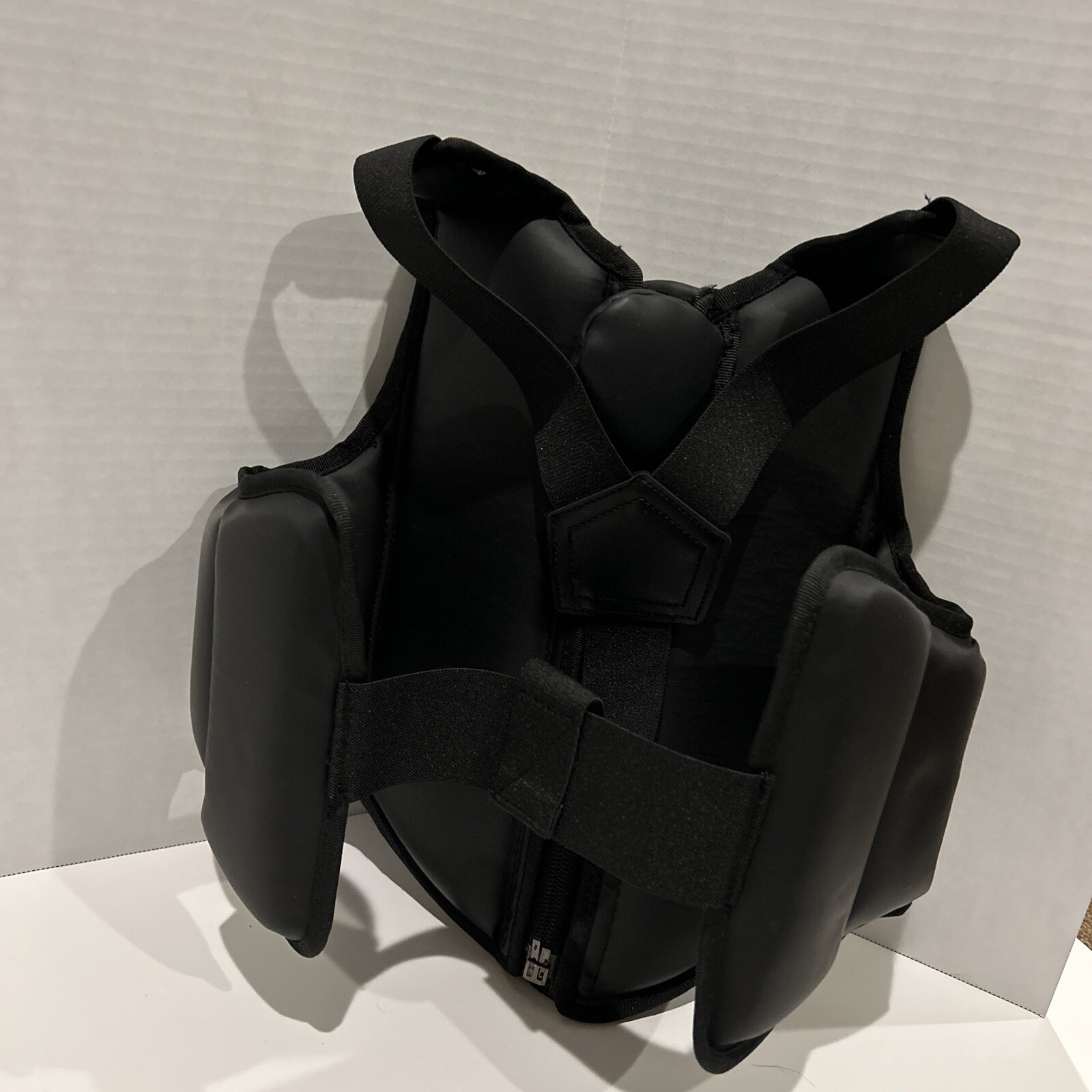 ATA Taekwondo Martial Arts Chest Protector Sparring Vest Child Lg Black