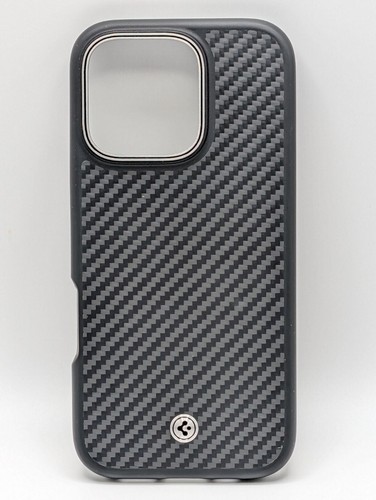 Spigen iPhone 16 Pro Case | Enzo Aramid | Black Natural | ACS08508