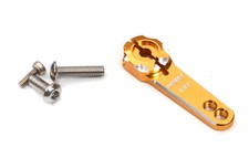 Gold Billet Machined Alloy 25T Servo Horn for Futaba Servos r  21.5, 25mm 