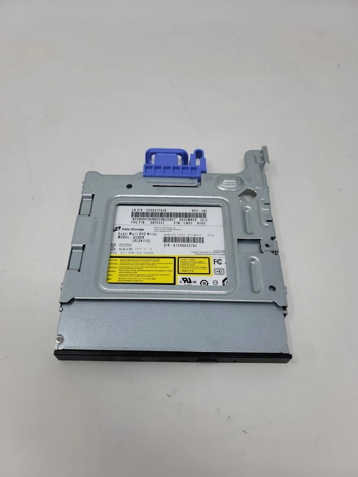 Unidad óptica interna DVDRW ultra delgada Lenovo M700 M800 M900 HLDS GUD0N con carrito Foto 2 de 2
