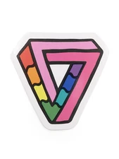 Bianca's Designs Triangle Pride Multicolor Paper Sticker, 1 Count