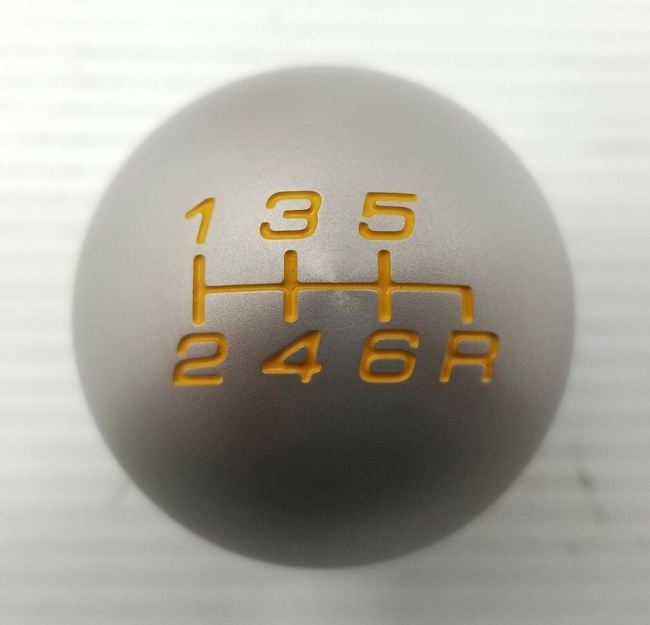 Genuine OEM Honda Acura 54102-S2A-C00 Silver Six Speed Shift Knob