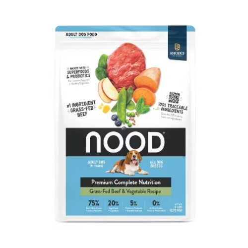 Beef Flavor NOOD Adult Dry Dog Food for Optimal Nutrition  