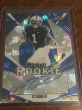 K.J. HAMLER 2020 Leaf Metal Rookies Autograph #3/12 BRONCOS PENN STATE WR