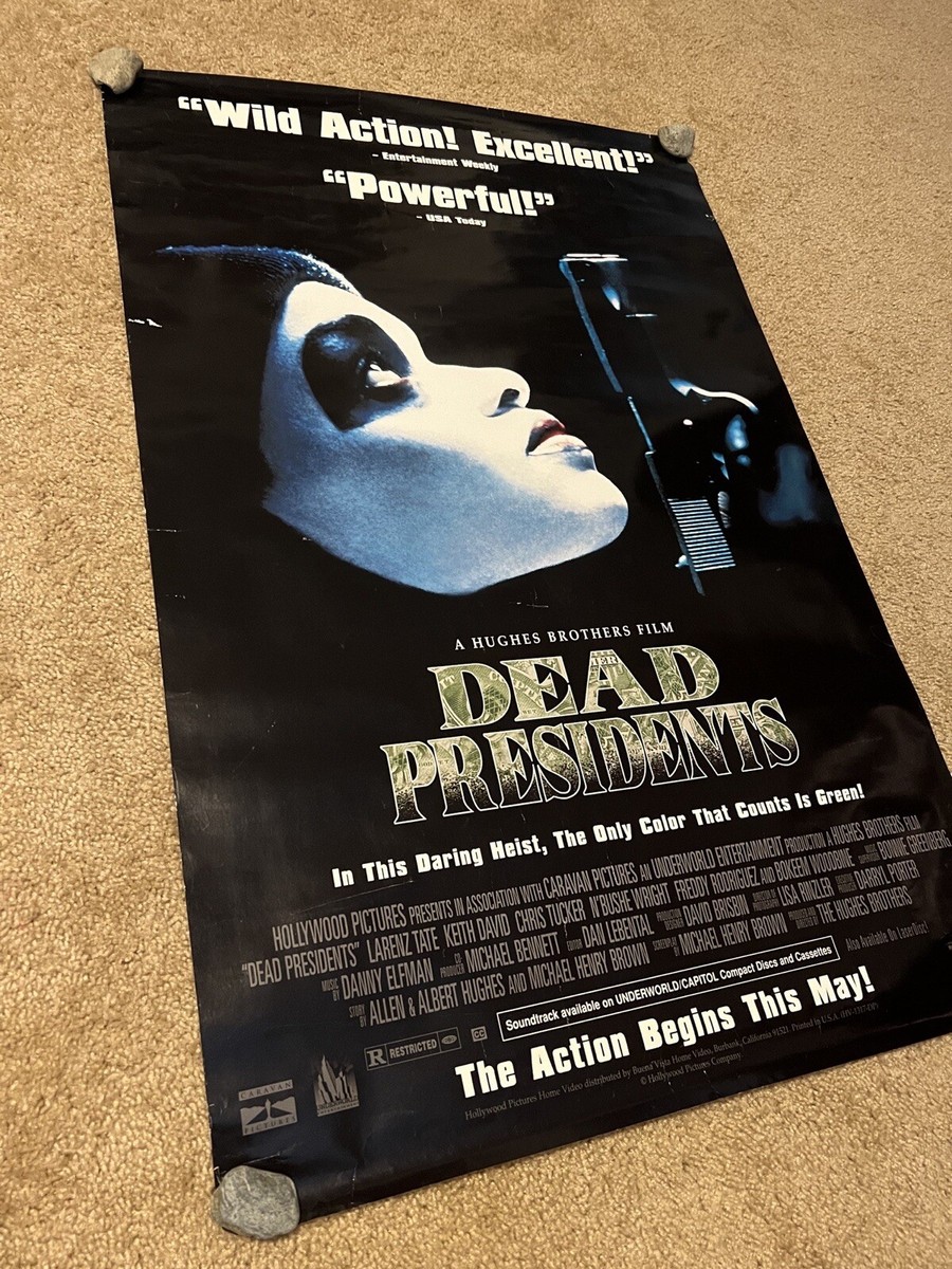 HUGE 40” x 26” Dead Presidents ORIGINAL movie PROMO poster