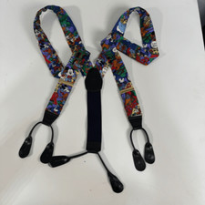 Vintage Disney Mickey Mouse Suspenders  D934