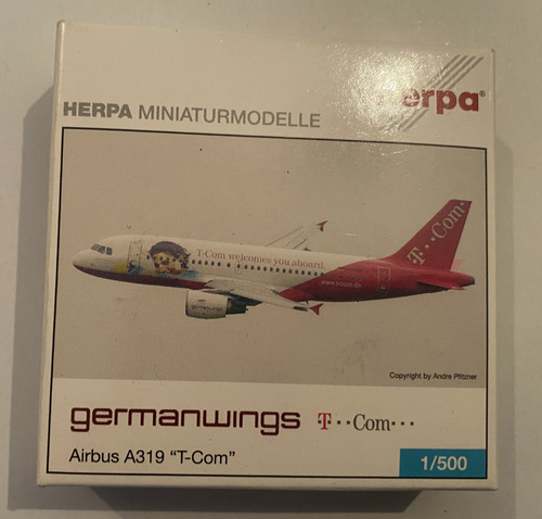 Herpa Aircraft Airlines 1/500 - Airbus A319 100 Rüsselsheim Lufthansa