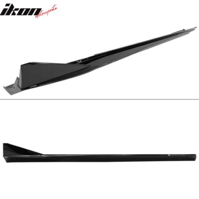 TÜV - SEITENSCHWELLER - GLÄNZEND SCHWARZ - IKON (CAMARO 2010-2015)