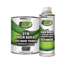 Automotive High Build 2K Urethane Primer/Sealer Gray QUART Kit, SS-2950G/2790A-Q