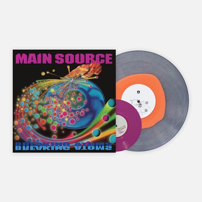 Main Source Breaking Atoms Ltd US Clear & Orange + Purple 7'' Vinyl Sealed NEUWERTIG