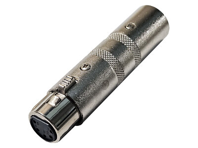 deetech DMX Adapter XLR 3-pol. male auf XLR 5-pol. female