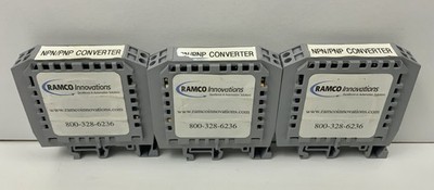 LOT OF3 :Ramco # RCM-1 Module Converts NPN Sinking Signal to PNP Sourcing Signal