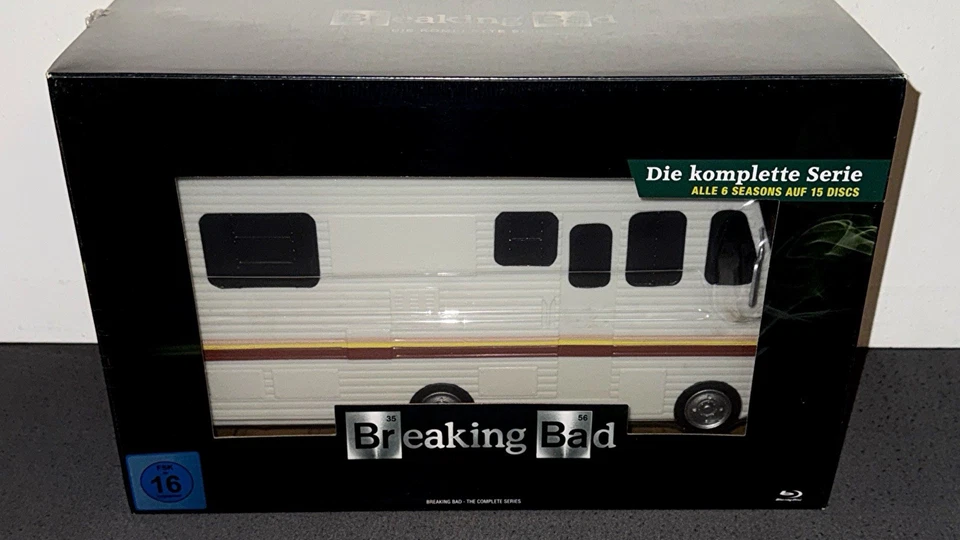 Neu: Breaking Bad Komplette Serie Limitiertes Meth Mobil Blu Ray Wohnwagen rv - Bild 3 von 4