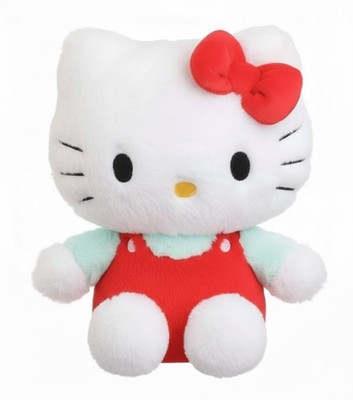 Hello Kitty Signature rote Schleife Plüschtier - weich flauschig kuschelig Kinder Geschenk 28 cm