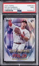 2023 TOPPS STARS OF MLB #SMLB23 NOLAN GORMAN PSA 9