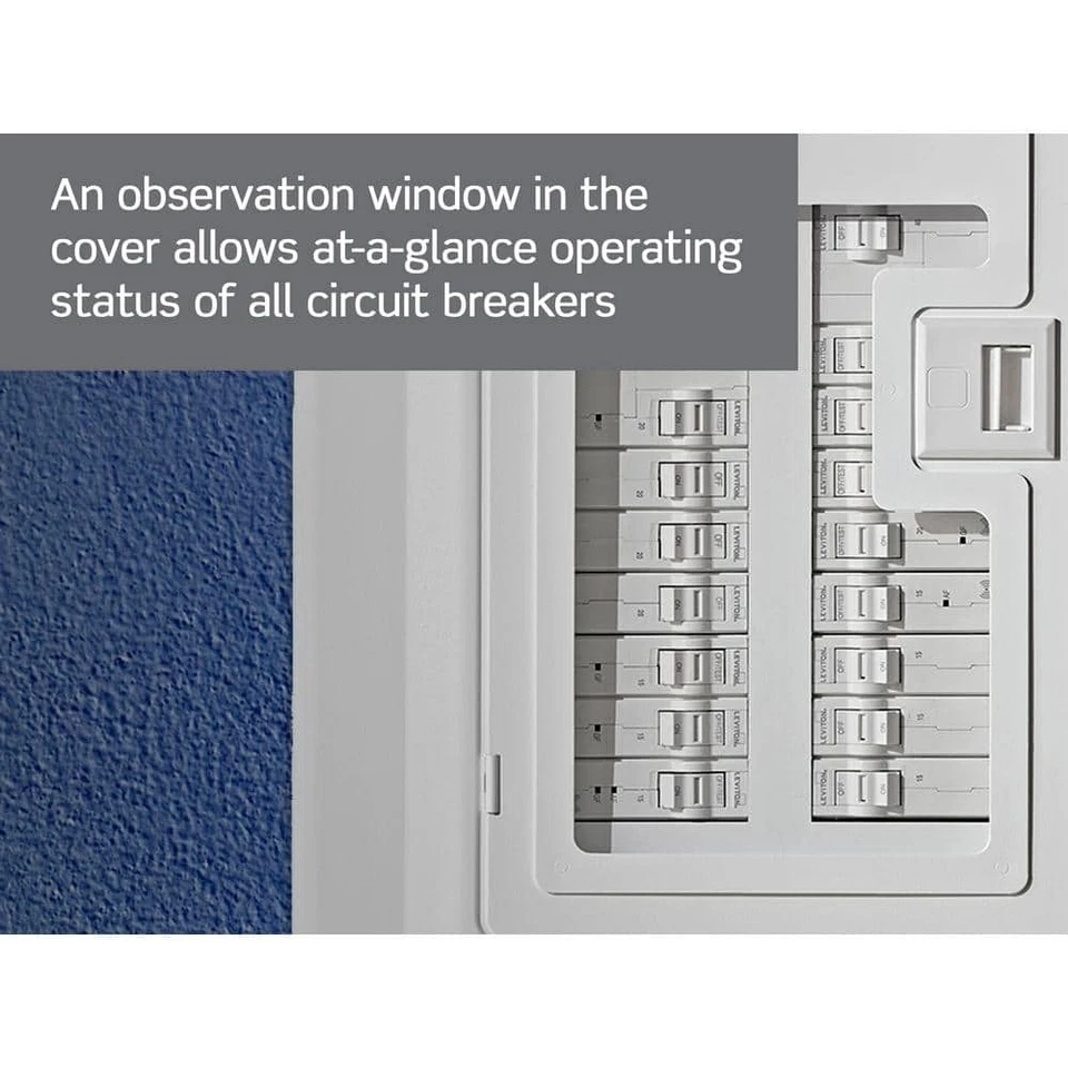 20 espaços, 20 circuitos centro de carga interno com disjuntor principal de 100 ampères Lp210- - Imagem 4 de 4