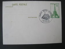 Frankreich France Ganzsache Postkarte CARTE P...