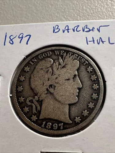 1897 Barber Half Dollar 90% silver
