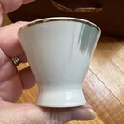3 vintage porcelain floral teacups, gold trim Japan, delicate hand-painted — photo 8