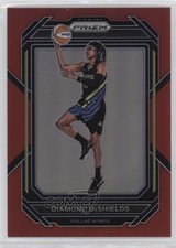 2023 Panini Prizm WNBA Red Prizm /199 Diamond DeShields #119 uk2