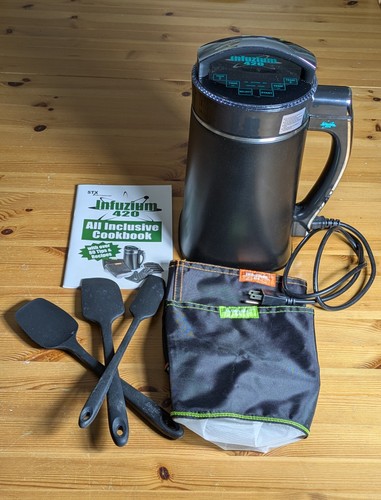 STX Infuzium 420 Electric Infuser Butter-Oil-Tincture Accessories Included VGC