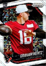 Graham Mertz 2025 Prizm White Disco Rookie Card #392 - Texans. rookie card picture