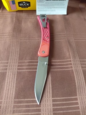 Buck 110 Slim BOS S35vn Super Steel Blade Custom Gradient Made In U.S.A.