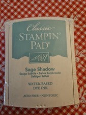 Classic STAMPIN PAD SEALED NEVER USED 'SAGE SHADOW' SMOKE  PET FREE HOME