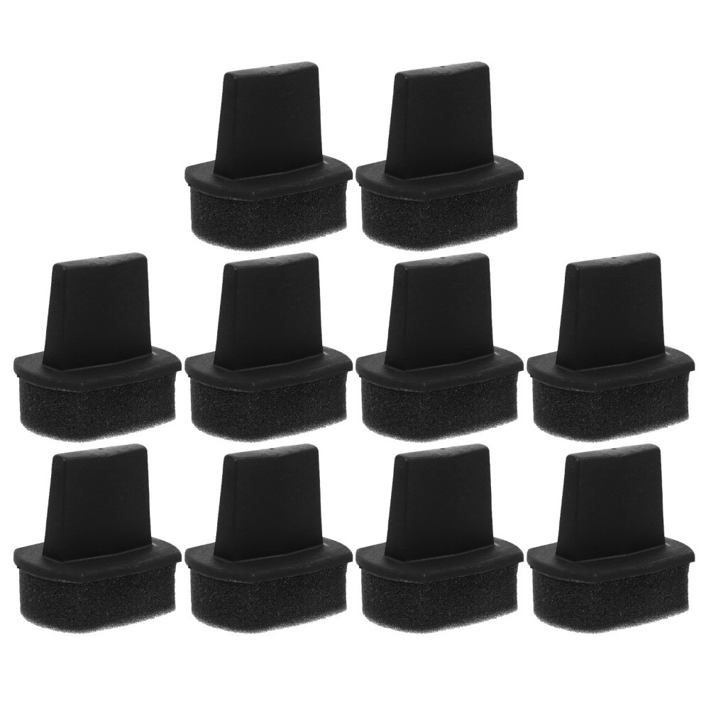 10 Pcs Craft Sponges for Painting Car Interior Brush Applicator Shoes