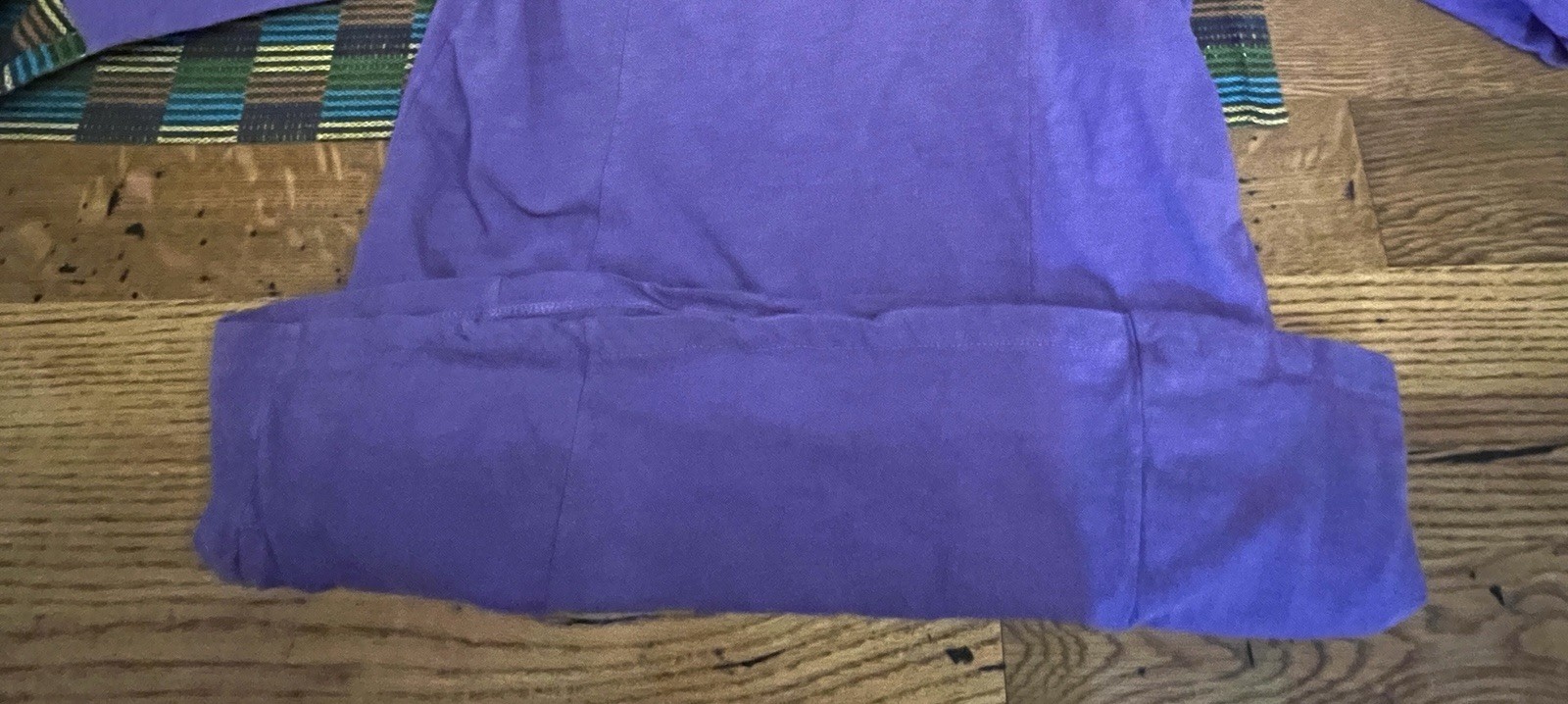 Vintage Corvette Women’s Hooded Long Sleeve Tshirt Purple General Motors 