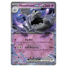 Pokemon - Scarlet & Violet - Obsidian Flames - Houndstone ex - 102/197 NM