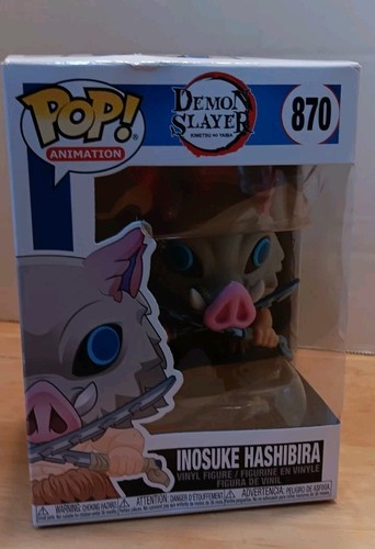 Funko Pop! Animation Inosuke Hashibira 870 DEMON SLAYER Kimetsu no Yaiba Figure - Picture 16 of 16
