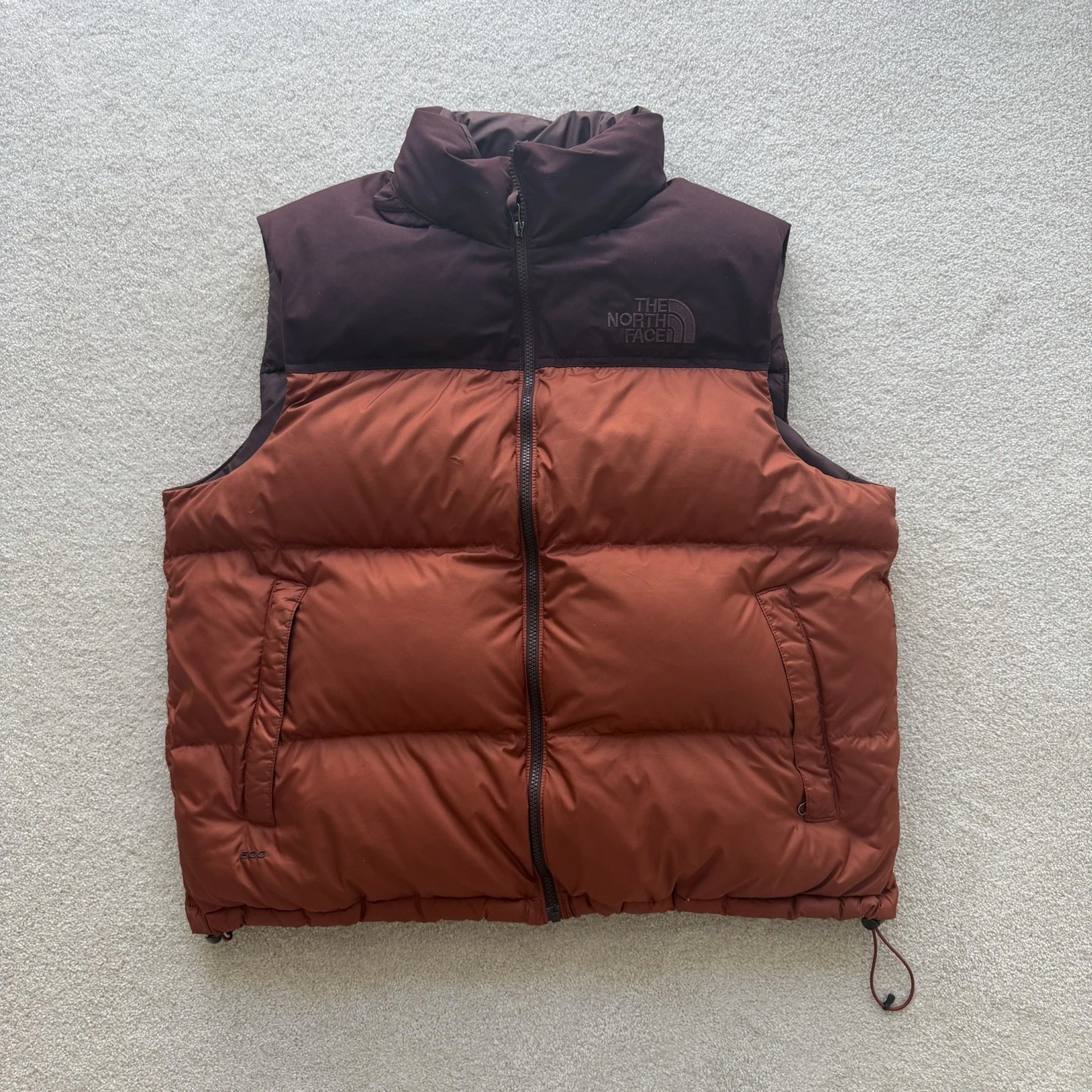 The North Face 600 Down Vest Men’s XL Orange 1996 Nuptse Retro Puffer
