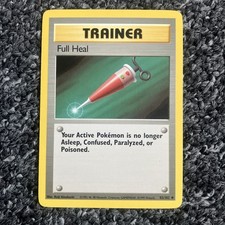 Pokémon TCG Full Heal Base Set 82/102 Regular MP.