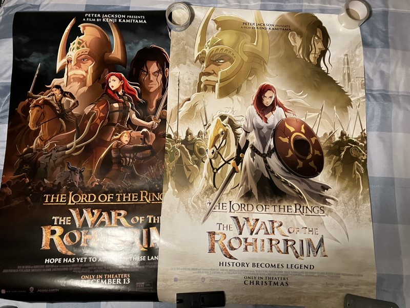 *Both Variants* Lord of the Rings the War of the Rohirrim Movie Poster 27x40