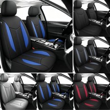 Full Set Seat Covers 5-seat Front Rear Neoprene For Ford F-150 F-250 F-350 F-450