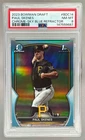 9687 Paul Skenes 2023 Bowman Draft Sky Blue Refractor Chrome 1st RC PSA 8