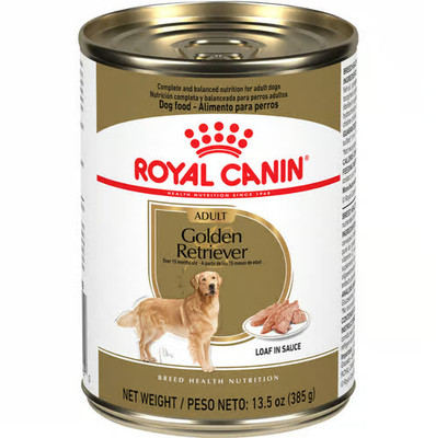 13.5 oz Royal Canin Golden Retriever Adult Loaf in Sauce Wet Dog Food