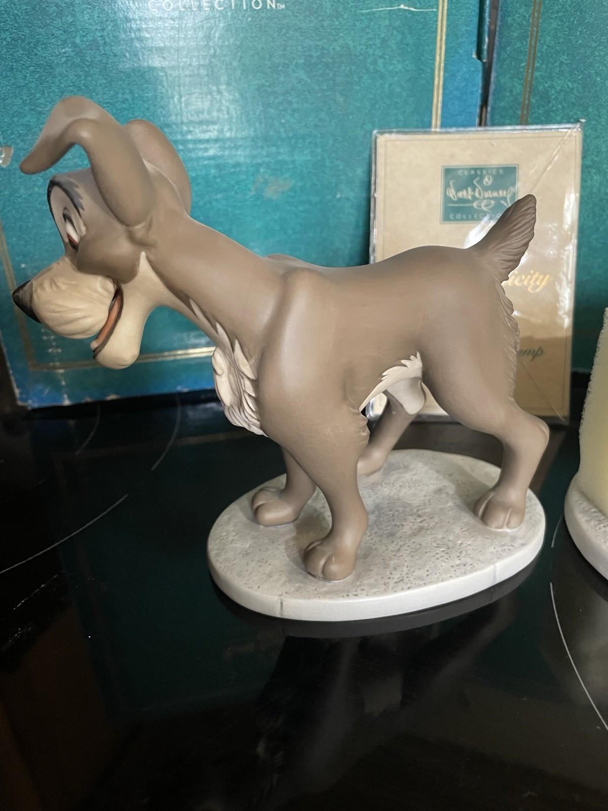 Disney's Lady and the Tramp Porcelain Collectibles Lot Of 2 Figures w/ Boxes