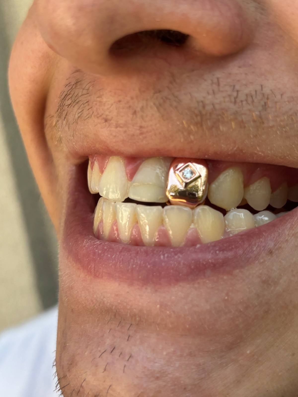 Solid 925 Sterling CZ Silver Single Tooth Grillz Real Custom Hip Hop Grills Caps