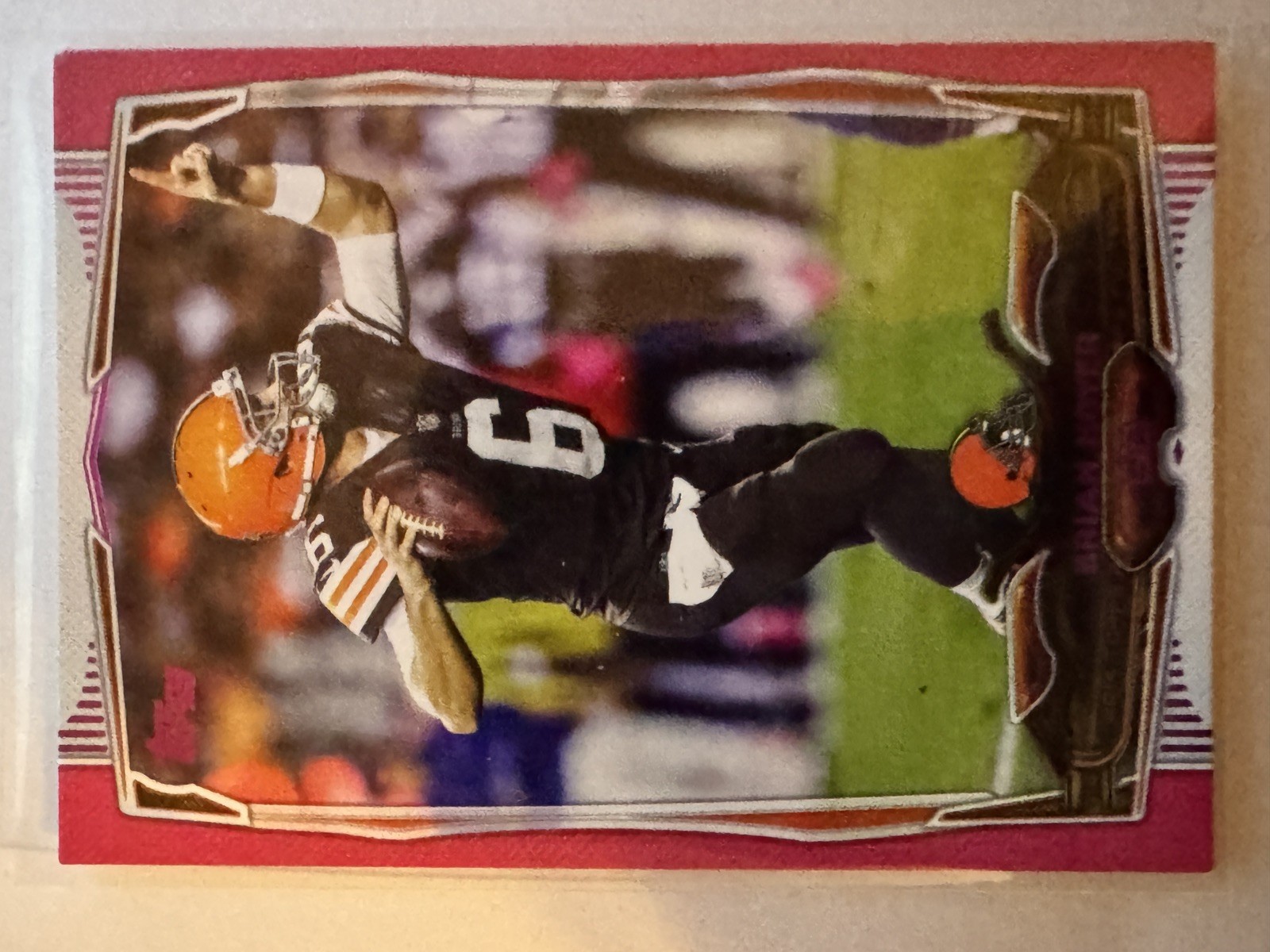 2014 Topps - Brian Hoyer #82 BCA Pink 89/499