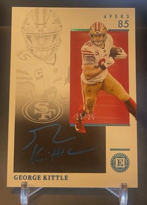 2021 Encased George Kittle #SAP-GK Sapphire Signatures 25/25