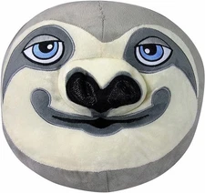 Forum Novelties Plush Animal Mask, Sloth, One Size-nopackaging