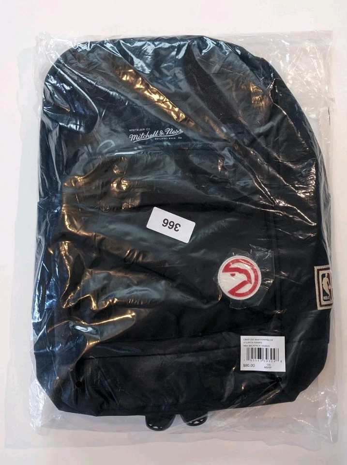 Mochila Mitchell & Ness Atlanta Hawks juvenil o adulto nueva con etiquetas $80 venta al por menor Foto 2 de 4