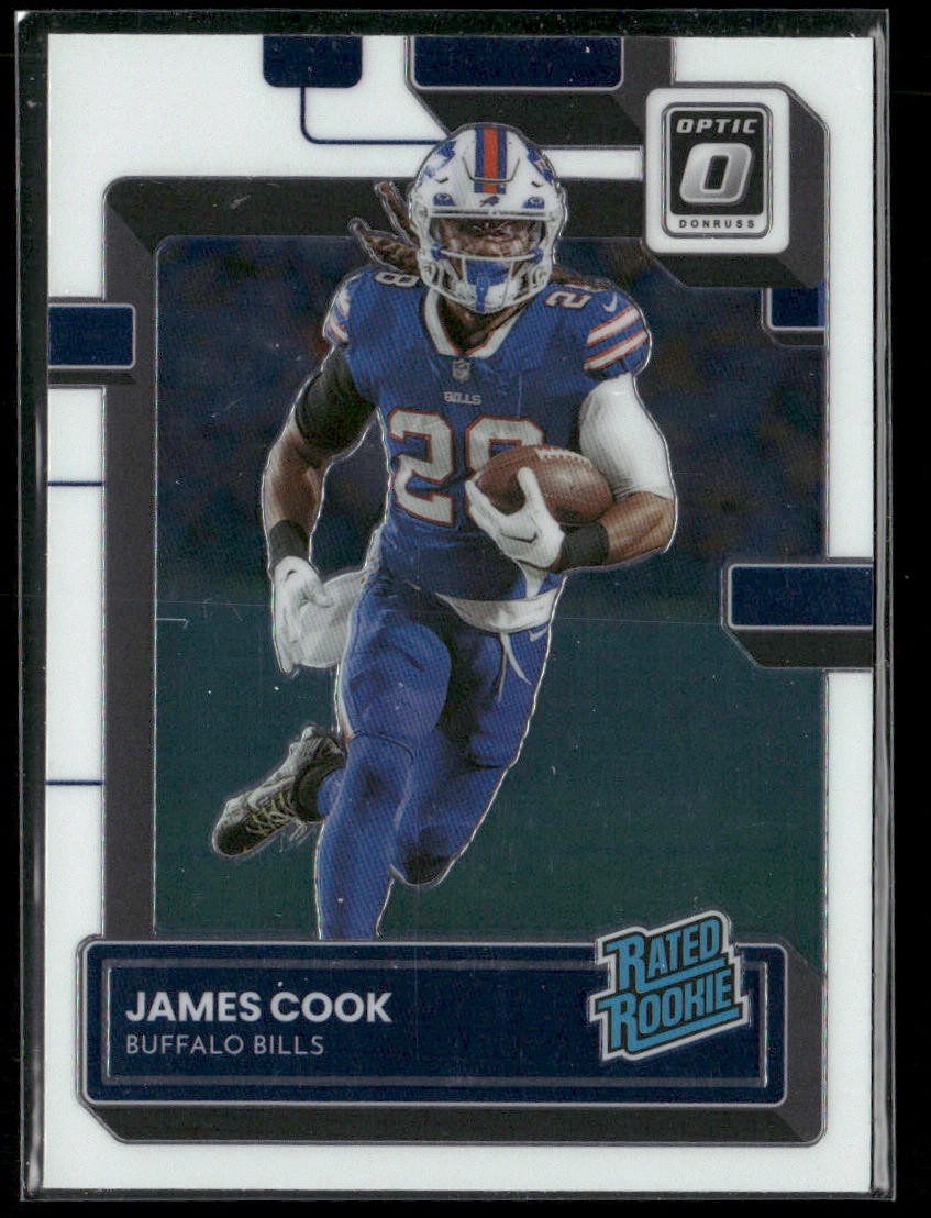 James Cook 2022 Donruss Optic #215 RC Buffalo Bills