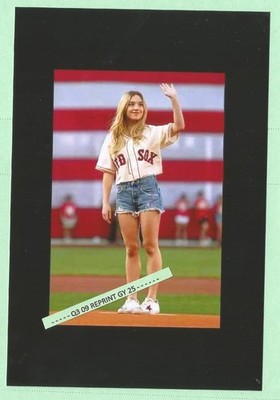 Found PHOTO of Sexy Beautiful SYDNEY SWEENEY Model & Actor at BOSTON RED SOX