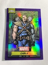 2024 Topps Chrome Marvel Cable #5 Purple /75