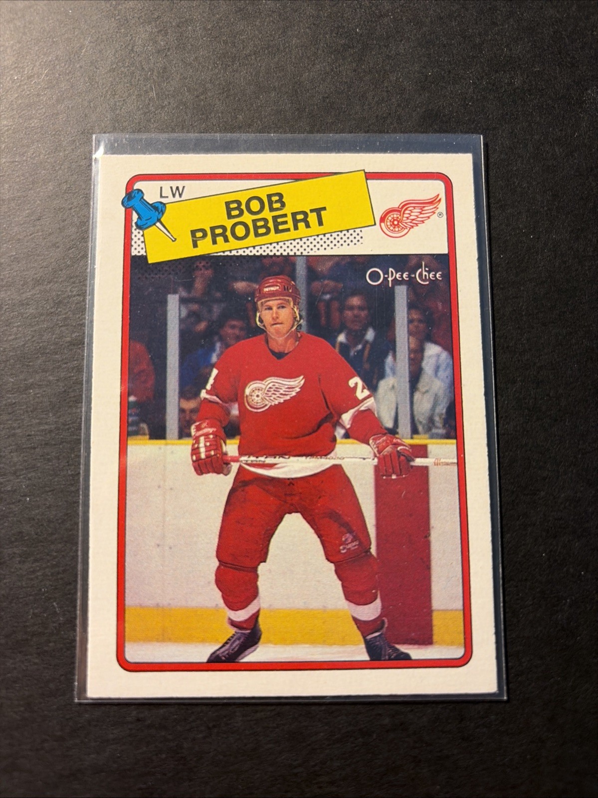 1988-89 O-Pee-Chee Bob Probert #181 Red Wings